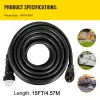 15FT Generator Power Cord 50-Amp 125/250-volt 14-50P to CS6364 Locking Connector