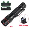 2 Pack USB Rechargeable LED Flashlight
