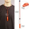 2pcs Survival Safety Whistle; Emergency Whistles With Reflective Lanyard