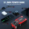 4000 AMP PEAK Car Jump Starter Jumper Box 51.8WH Power Bank 12V Battery Charger