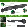 47Pcs Emergency Survival Kit Survival EDC Gear Equipment Tool First Aid Supplies Kit Tools with Pouch for Hiking Hunting Disaster Camping Adventure