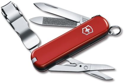 2025 VICTORINOX 0.6463.US1 Nail Clip 580 Red 65mm, Clam Pack