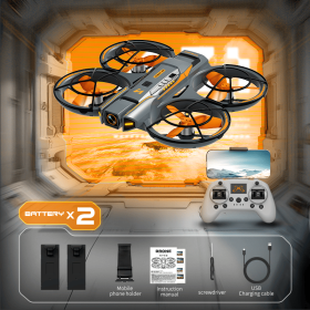 A21 MAX UAV] [Two types of remote controls available] HD electric adjustment dual cameras, equipped with a 4.5-inch screen