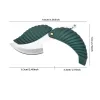 Stainless Steel Leaf Shape Folding EDC Knife