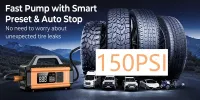 S ZEVZO 2 in 1 Car Jump Starter with Air Compressor