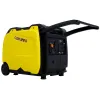 Super Quiet 4500W Portable Inverter Generator – Electric Start, Foldable Handle with Wheels, 212cc 4-Stroke Gas, EPA Compliant