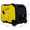 Super Quiet 4500W Portable Inverter Generator – Electric Start, Foldable Handle with Wheels, 212cc 4-Stroke Gas, EPA Compliant