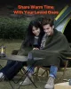 Wool Camping Blanket, Large Warm Stadium Blanket