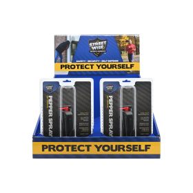 10-pack Stream Pepper Spray Countertop Display (Option: Black)