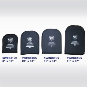 Rear Guard Ballistic Shield Backpack Insert (Option: 10x13)