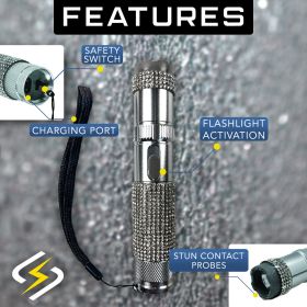 RhineStun 75,000,000* Stun Flashlight (Option: Black)