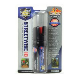 Streetwise 18 Stream Pepper Spray Twist Lock (Option: 4oz)