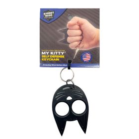 My Kitty Self-Defense Keychain w/ Card (Option: Black)