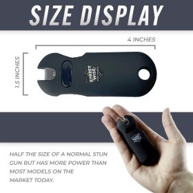 SMART 24,000,000* Keychain Stun Gun (Option: Dark Purple)