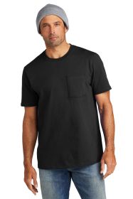 Volunteer Knitwear All-American Pocket Tee VL100P (Color: Deep Black, size: 3XL)