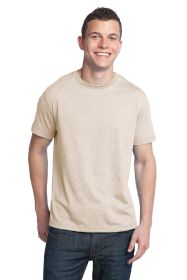 District Young Mens Tri-Blend Crewneck Tee DT142 (Color: Natural Heather, size: XL)