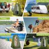 Portable Toilet Kit, Camping Toilet with Pop-Up Privacy Tent and Poo Gel Toilet Bags, Washable Portable Outdoor Showers Changing Rooms