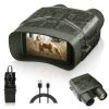 Night Vision Goggles - 4K Night Vision Binoculars For Adults; Camouflage 3'' Large Screen Binoculars Can Save Photo And Video With Rechargeable L