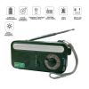 Emergency Radio Hand Crank Solar; Portable Weather Radio With AM/FM/WB/NOAA; Bright Flashlight; SOS Alarm; Reading Lamp; 2000mAh Cell Phone Charg