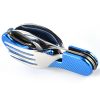 4 In 1 Outdoor Tableware Set Camping Cooking Supplies Stainless Steel Spoon Portable Fork Knife Multifunction Folding Portable Pocket Kits Bottle