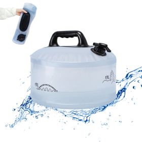 13L Portable Water Bag, Durable Leak-Proof Bucket, Collapsible Water Container, Suitable For Outdoor Camping, BBQ, Hiking, Travel, Backpacking, R (style: 13L Vintage Style Water Storage Container)