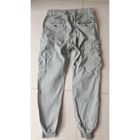Solid Color Skinny Pants Multi-pocket Men's Working Pants (Option: Physical Picture-30)